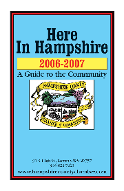 Here In Hampshire Community Guide cover 2007-8