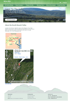 WVAFun's map and directions page